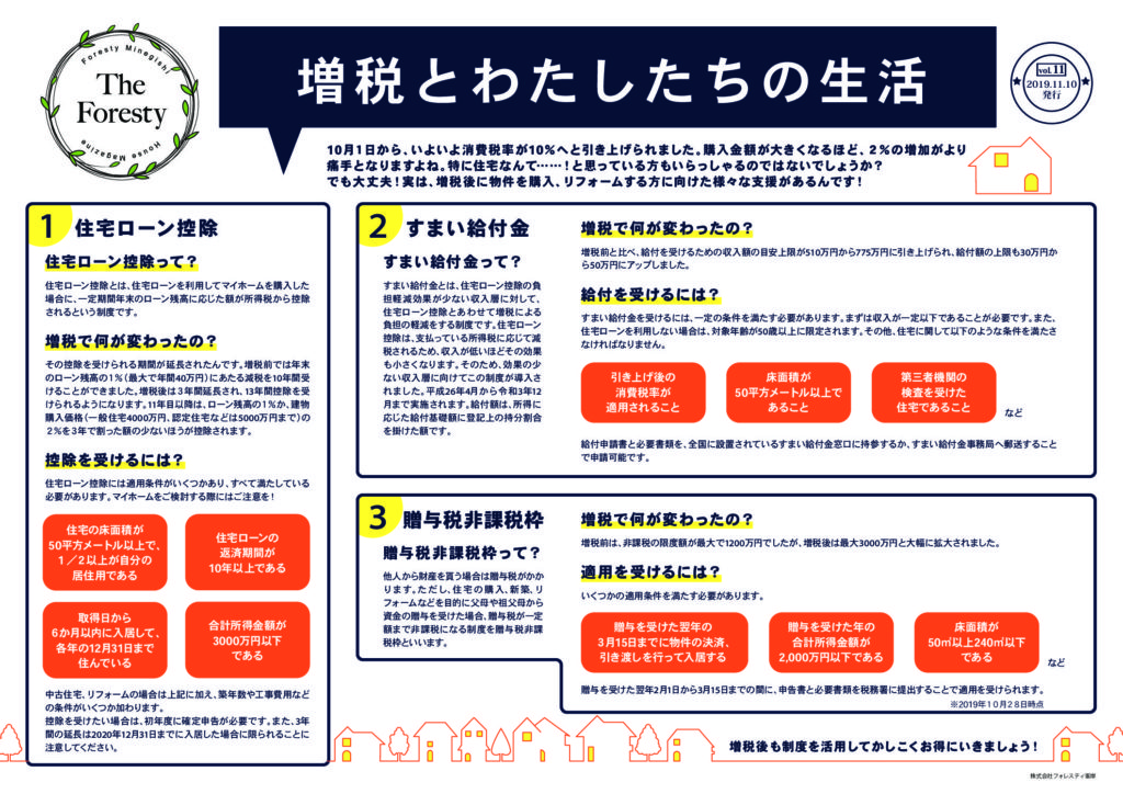 社内報を発行しました。【Vol.11】